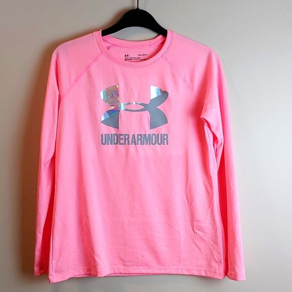 Copy - Under Armour Pink Active Top - Picture 1 of 3